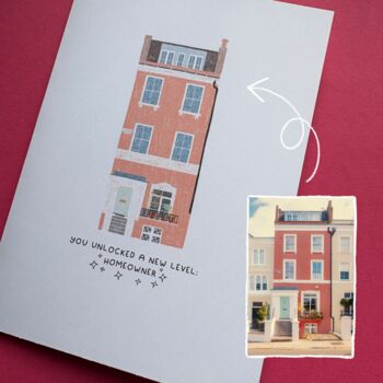 Personalised Illustrated House Print, Home Illustration, 4 of 5