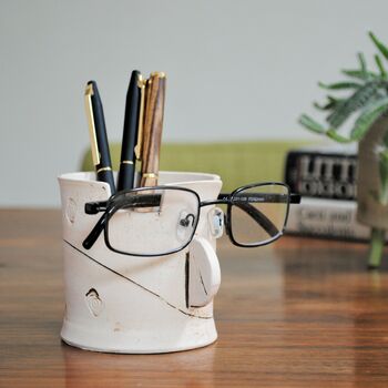 Cat Ceramic Pencil And Glasses Holder Stand, 3 of 7