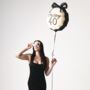 Happy 40 Black Bow Foil Balloon, thumbnail 3 of 3