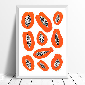 Papayas Limited Edition Print Framing Available, 2 of 3