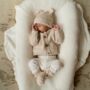 Three Piece Personalised Knitted Cardigan Baby Gift, thumbnail 7 of 8