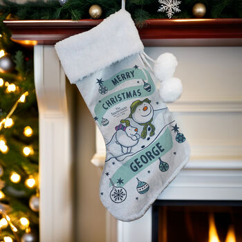 Personalised The Snowman And The Snowdog Luxury Silver…, 3 of 3