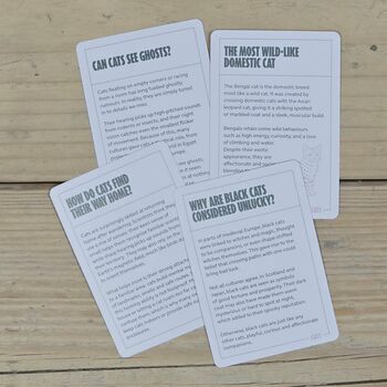 100 Become An Expert In Cats Cards, 2 of 3