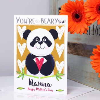 Personalised Best Mummy Daddy Panda Card, 8 of 12