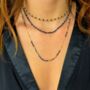 Panacea Gold Plated Gemstone Necklaces, thumbnail 6 of 12