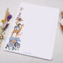 A4 Letter Writing Paper With Safari Zoo Animals, thumbnail 3 of 4