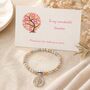 Teachers Thank You Tree Of Life Charm Bracelet, thumbnail 1 of 5