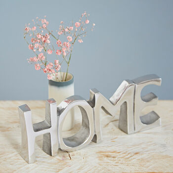 Free Standing Recycled Metal Home Sign, 4 of 8
