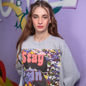 Stay In Bed Women's Slogan Sweatshirt, 5 of 11