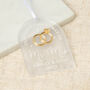 First Christmas Married Decoration With Metallic Rings, thumbnail 2 of 2