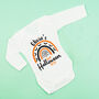 Personalised Baby First Halloween Babygrow, thumbnail 2 of 4