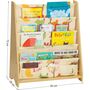 Four Tier Sling Bookcase Book Shelves Storage Rack, thumbnail 9 of 9