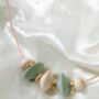 Sage And Cream Silicone Necklace, thumbnail 6 of 8