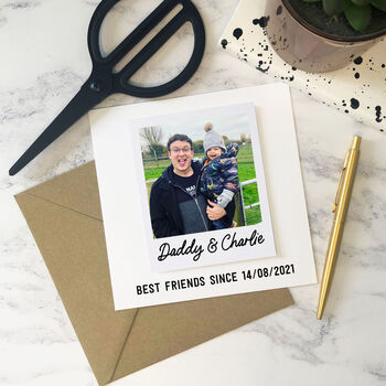 Personalised Father's Day 3D Photo Card, 7 of 8