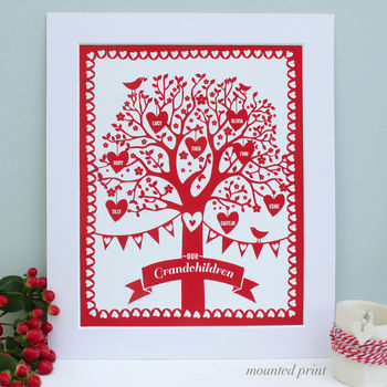 Personalised Family Tree Print, 5 of 5