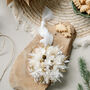 Gold Dried Flower Christmas Bauble Decoration, thumbnail 2 of 4