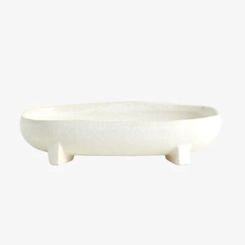 Pemba Ceramic Footed Serving Dish/Tray, 6 of 6