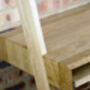 Mid Century Inspired Ladder Style Wooden Desk, thumbnail 12 of 12