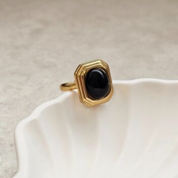 Black Agate Ring, 6 of 9