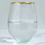 G Decor Set Of Four Lazaro Green Ombre Tumbler Glasses, thumbnail 3 of 4