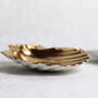 Gold Scallop Shell Jewellery Trinket Dish, thumbnail 3 of 5