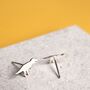 Sterling Silver T Rex Stud Earrings, thumbnail 3 of 6