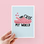 You Croc My World Valentine's Card, thumbnail 1 of 4