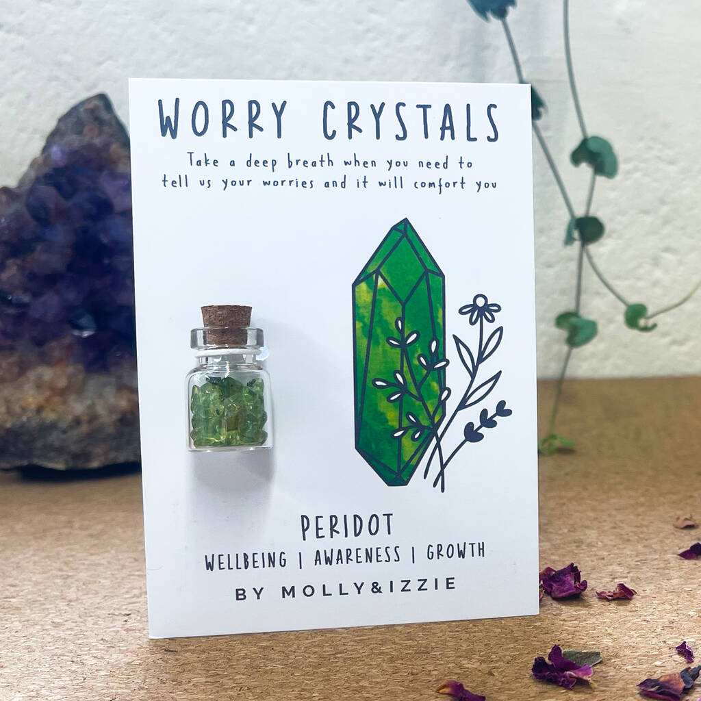 Worry Crystals Peridot, 1 of 2