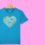 'Leopard Heart Of Hearts' Kids T Shirt, thumbnail 2 of 7