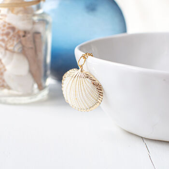 Scallop Shell Necklace, 3 of 9