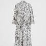 Tree Of Life Monochrome Long Kimono, thumbnail 3 of 4