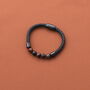 Personalised Father's Day Leather Bracelet For Dad, thumbnail 5 of 10