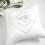 Personalised Wedding Ring Pillow, thumbnail 3 of 12