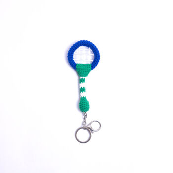 Tennis Ball And Rack Bag Charm Collection, 5 of 7
