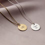Personalised Message Disc Necklace, thumbnail 1 of 5