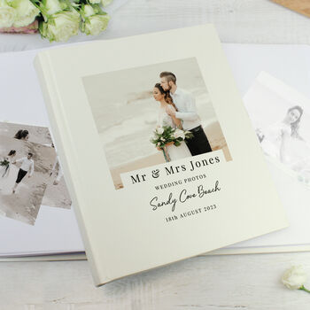 Personalised Modern Wedding Photo Album, 2 of 6