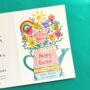 Personalised Happy Easter Floral Card For Mum Nan, thumbnail 4 of 4