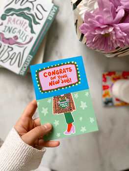 Congrats On Your New Job Celebration Card, 6 of 9