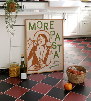 More Pasta Kitchen Print, 5 of 6