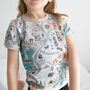 Organic Baby And Child Town Map Print T Shirt, thumbnail 1 of 3