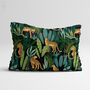 Tropical Rectangle Soft Cushion With Leopard Themed, thumbnail 3 of 12