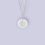 Personalised Scattered Sunflower Necklace In Silver, thumbnail 4 of 12