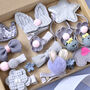 Personalised Grey Hair Clip Accessories Set, thumbnail 2 of 4