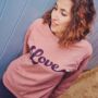 Love Affirmation Sweatshirt, thumbnail 1 of 2