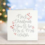 Next Christmas You'll Be Married Personalised S Card, thumbnail 1 of 2