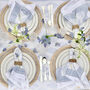 Balinese Hand Woven Spiral Placemat Charger White, thumbnail 6 of 9