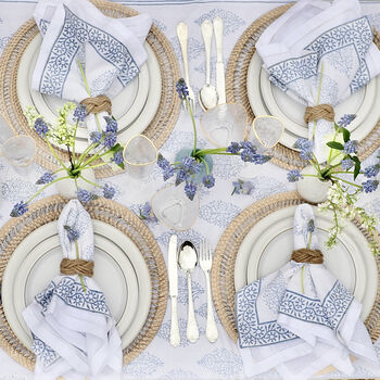 Balinese Hand Woven Spiral Placemat Charger White, 6 of 9