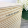 Personalised Lily Photo Memory Box In Natural Wood For Bereavement And Memorial Gift, thumbnail 11 of 12