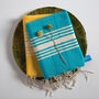 Personalised Handwoven Cotton Kitchen Towel, thumbnail 9 of 9