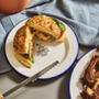 Personalised BBQ Enamel Plates And Bowl Set, thumbnail 5 of 6